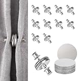Goktvai 20pz Chiusura Magnetica per Tende, Clip Laterali Tende Doccia Resistenti e Alta Qu...