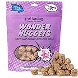 Polkadog Wonder Nuggets – Soft & Chewy Dog Treats with Pork & Apple – Healthy, Limited Ingredient Training Treats for All Dog Breeds and Ages – Natural, Made in USA – 10 oz