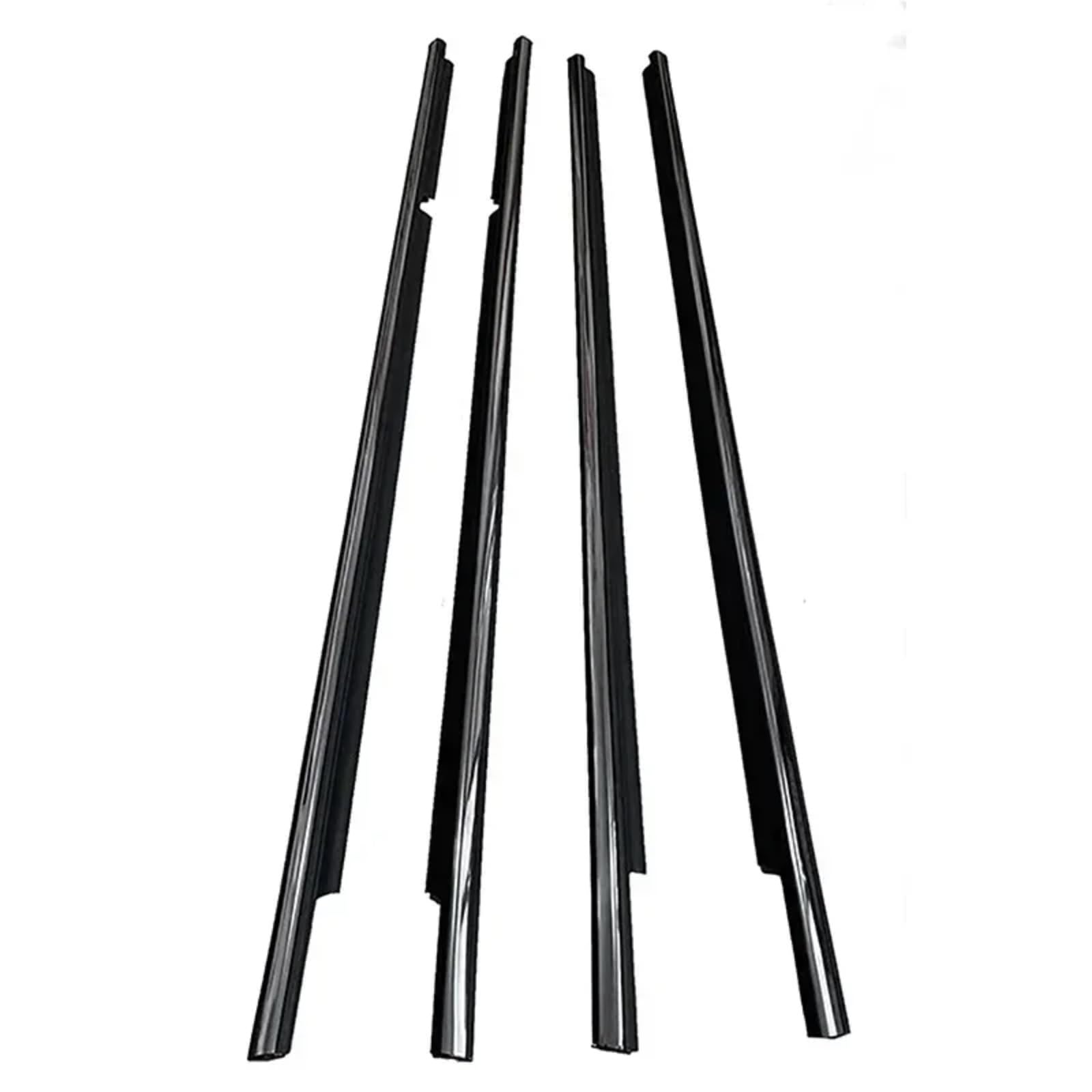 Automotive Window Seals Compatible with Lexus for LX470 1998-2007 4pcs Car Outer Windows Weatherstrip Sealing Belt Moulding Trim