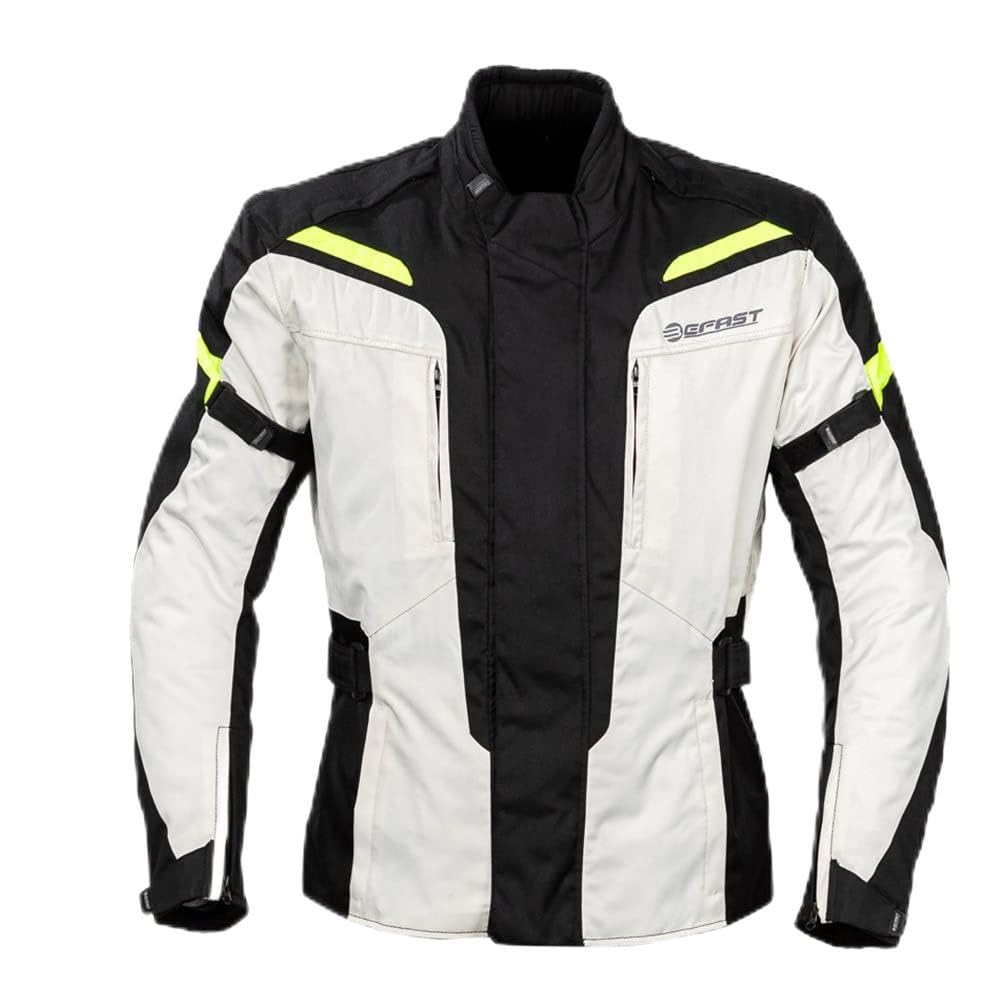 Giacca Moto PRO RIDER CE Certificata, Tessuto ad Alta Tenacità, Protezioni CE e Fodera Termica Removibile, Diversi Colori Disponibili