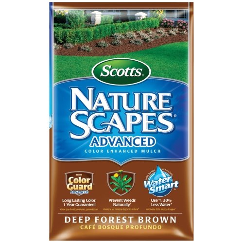 Scotts 88652793 Nature Scapes Advanced 2-Cubic Foot Mulch, Deep Forest Brown, 32 Bag Pallet