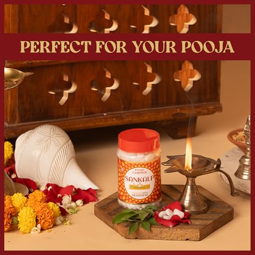 Image of Mangaldeep Sankalp Pooja Camphor - Infused with Bhimseni (100 g)
