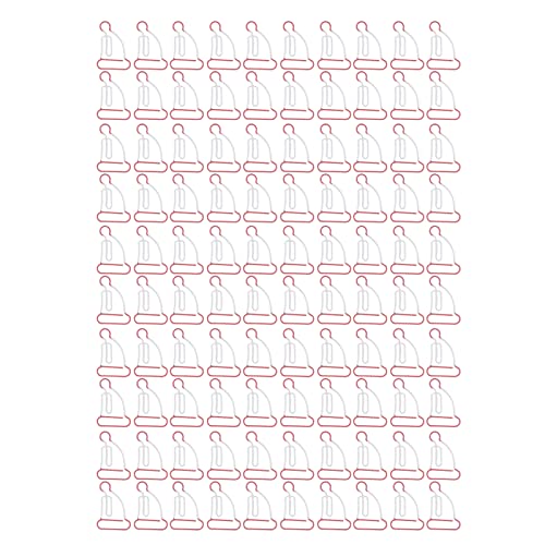 Paper Clips de forme humaine : lot de 100 trombones métalliques