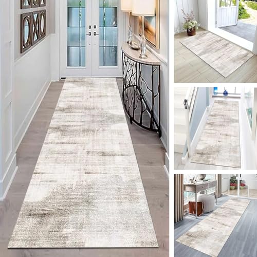 Alfombra de cocina lavable con base antideslizante y textura suave de 80 x 200 cm