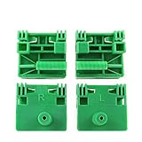  2 clips elevalunas traseras derecha e izquierda para Renault Mégane Scenic I Fase II 1999/2003 Renault Laguna II 2001/2007