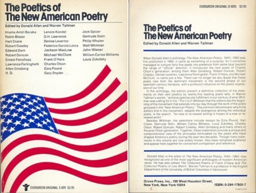 The Poetics of the New American Poetry