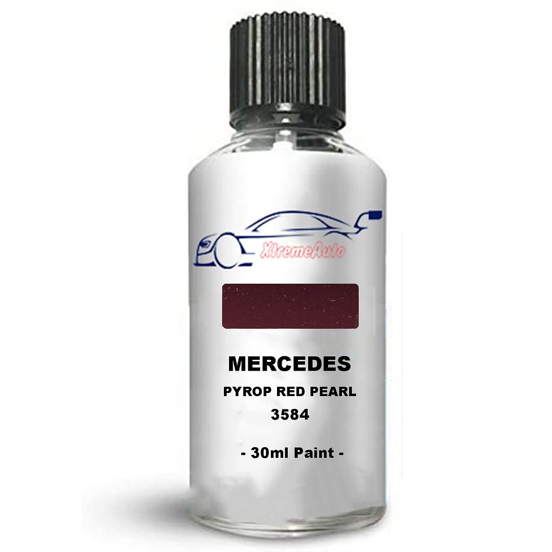 Xtremeauto Touch Up Paint For Mercedes E Class Pyrop Red Pearl 3584 Direct Appliance Chip Scuff Mark Brush In Lid Scratch Repair