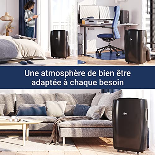 suntec climatiseur mobile progress 7.000 eco r290 climatiseurs portable pour pièces de 25 m2 max, tuyau d'évacuation d'air, refroidisseur et déshumidificateur avec réfrigérant écologique, 7000 btu