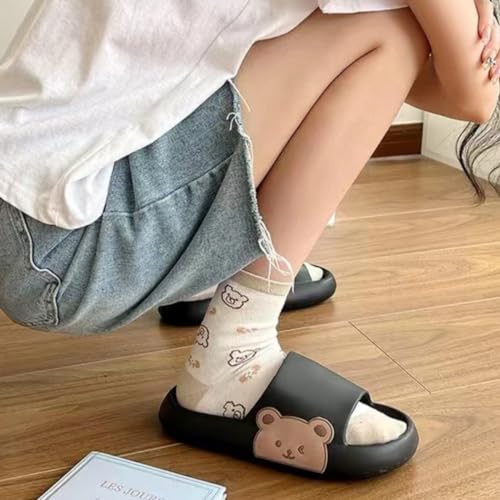 Bear Slippers Cartoon Slippers Girls Anime Animal Lover Slippers Sandal Soft Bath Beach Indoor Sandals2