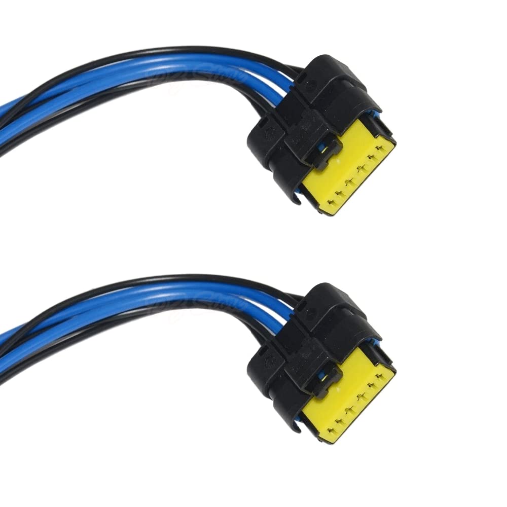2 Enchufar Conector del arnés de cableado del motor del módulo de ventana compatibles con Renault Clio Mk3 Espace Mk4 Megane Mk2 Grand Scenic 288887 440726 440746 440788