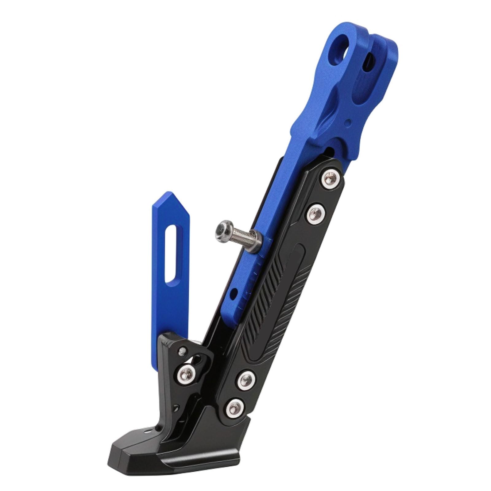 Béquille réglable de moto universelle, trépied antidérapant bleu pour Suzuki SV650