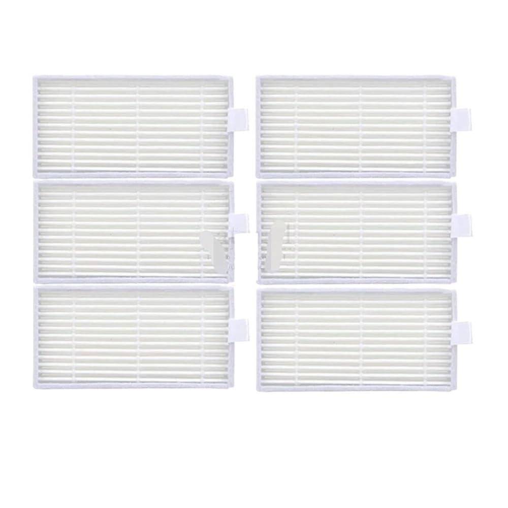 AIHDBCL Vacuum Cleaner Filter Replacement，Compatible For Ilife， V55 V50 V5 V5s V3 V3s Pro(6pcs)