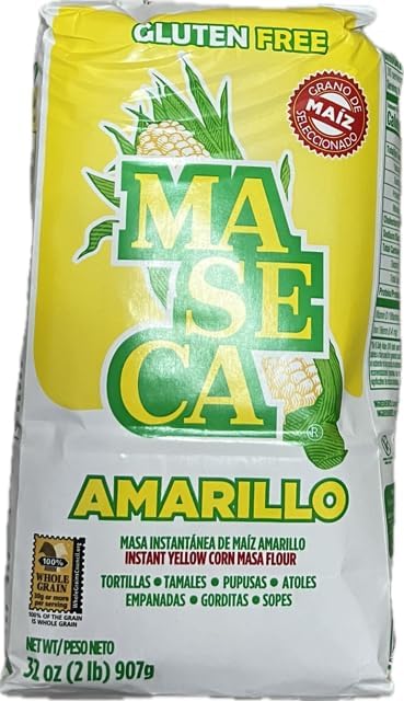 Instant Yellow Corn Masa Flour 2.2lb | Masa Instantanea de Maiz Amarillo 1kg (2)