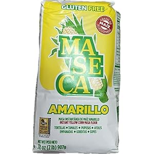 Maseca Instant Yellow Corn Masa Flour 2.2lb | Masa Instantanea de Maiz Amarillo 1kg (2)