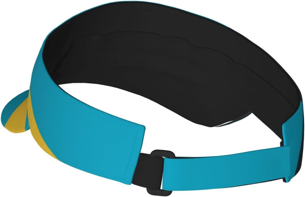 Vintage Flag Bahamas Flag Hats Mens Womens Sun Visors Sports Bahamas Sun Visor Hats Summer Protection Cap & Hats - Image 3