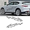 Auto Universele Racing Geruite Vlag Side Stripes Decal, Vinyl Waterdichte Deur Side Stickers Lattice Self-adhesive Decal…