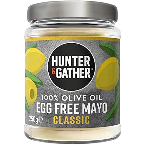 Hunter & Gather 100% Olive Oil Egg Free Classic Mayo 250g - Keto & Vegan Friendly - No Added Sugar, Gluten & Soy Free Cover