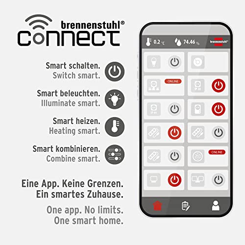 Regleta WiFi Brennenstuhl Connect con 3 tomas programables para control de hogar inteligente 6