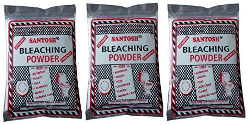 Santosh Powerful Bleaching Powder 500 Grams For Household & Kitchen Cleaning|Disinfectant to Kill Fungus,Germs,Bacteria |Floor Cleaner| |Toilet Cleaner| |Overhead Tank Cleaner| - Pack of 3