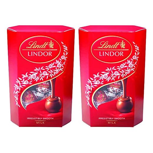 2 Caixas de 75g, Bombons de Chocolate Suiço, Lindt Lindor