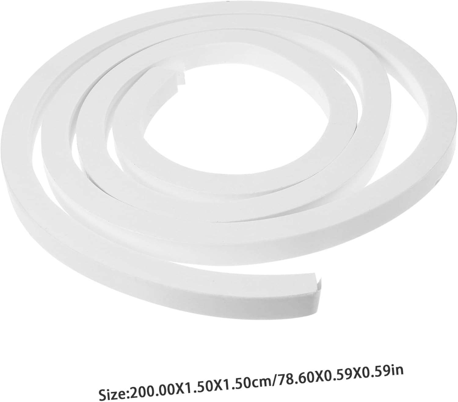 MAGICLULU Concrete Crack Filler Sponge Flexible Cuttable Caulking Strip for Easy Gap Filling Rope Design Wide Long for Concrete Repair and Sealing