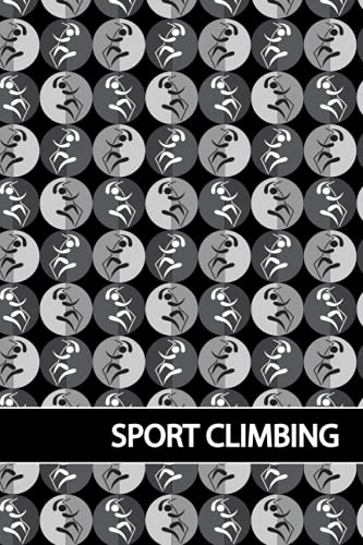 SPORT CLIMBING: Olympic Vector Pattern Backgroung, Dotted & Lined Notebook, Dot Grid and Ruled Journal, Dual Diary for Writing / Note Taking, ... Athletes, Coaches, Men, Women, Boys, Girls