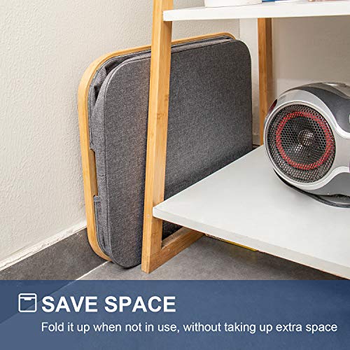 Dofasayi Laundry Hamper With Lid - 130L Xl- Large Laundry Basket With Lid With Bamboo Handles, Portable Clothes Hamper For Dorm Room, Bedroom, Grey Foldable Hamper For Toys, Closet, Clothing, Grey #TOP5