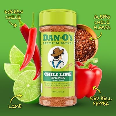 Dan-O's Small Chili Lime Seasoning- 2 Pack (3.3 oz Pack of 2)