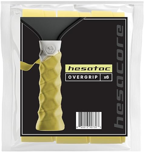 Miniatura 7 de Hesatac Cinta de Sobreagarre  para Pickleball, Pádel y Tenis  Hecha para Agarres Hesacore  Absorbe el Sudor, Suave, Antideslizante, Sobreagarre