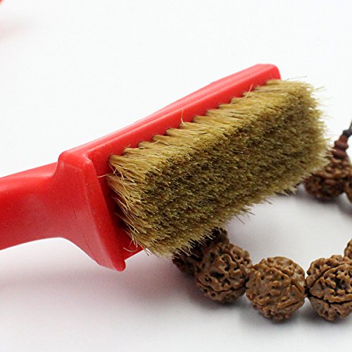 Escova de brilho de sapato OUNONA, escova de cerdas rígidas para polimento de sapatos, escova de lim