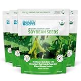Back to The Roots 100% Organic Soybean Cover Crop Seeds, Covers ~1000 sq. ft.