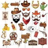 30 Pièces Kit de Décoration de Fête Hawaiienne, Accessoires Photo Thème Plage Hawaiienne C...