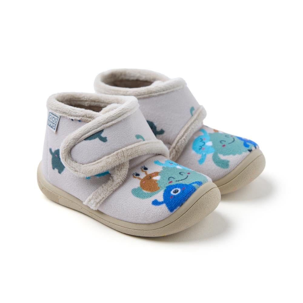 GIOSEPPO Boy's Syon Slipper, Beige, 4 UK Child