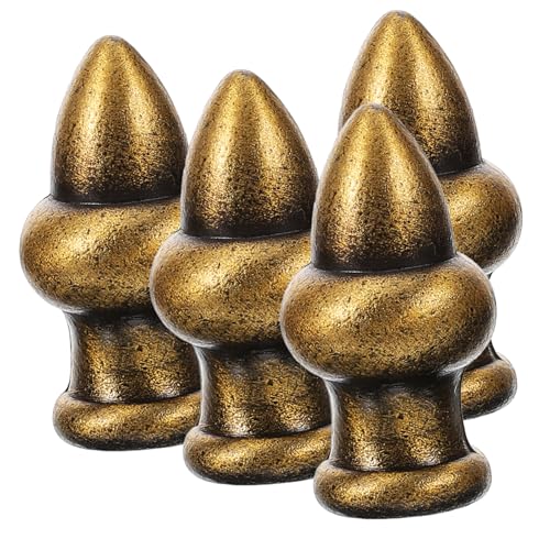 Lista de pantalla favoritos de las personas. 41 FONDOTIN 4Piezas Tapa de Lámpara Decorativa de Aleación de Zinc Accesorios para Lámparas de Mesa Remate Chic para Decoración del Soporte para Pantallas de Lámpara Estilo...