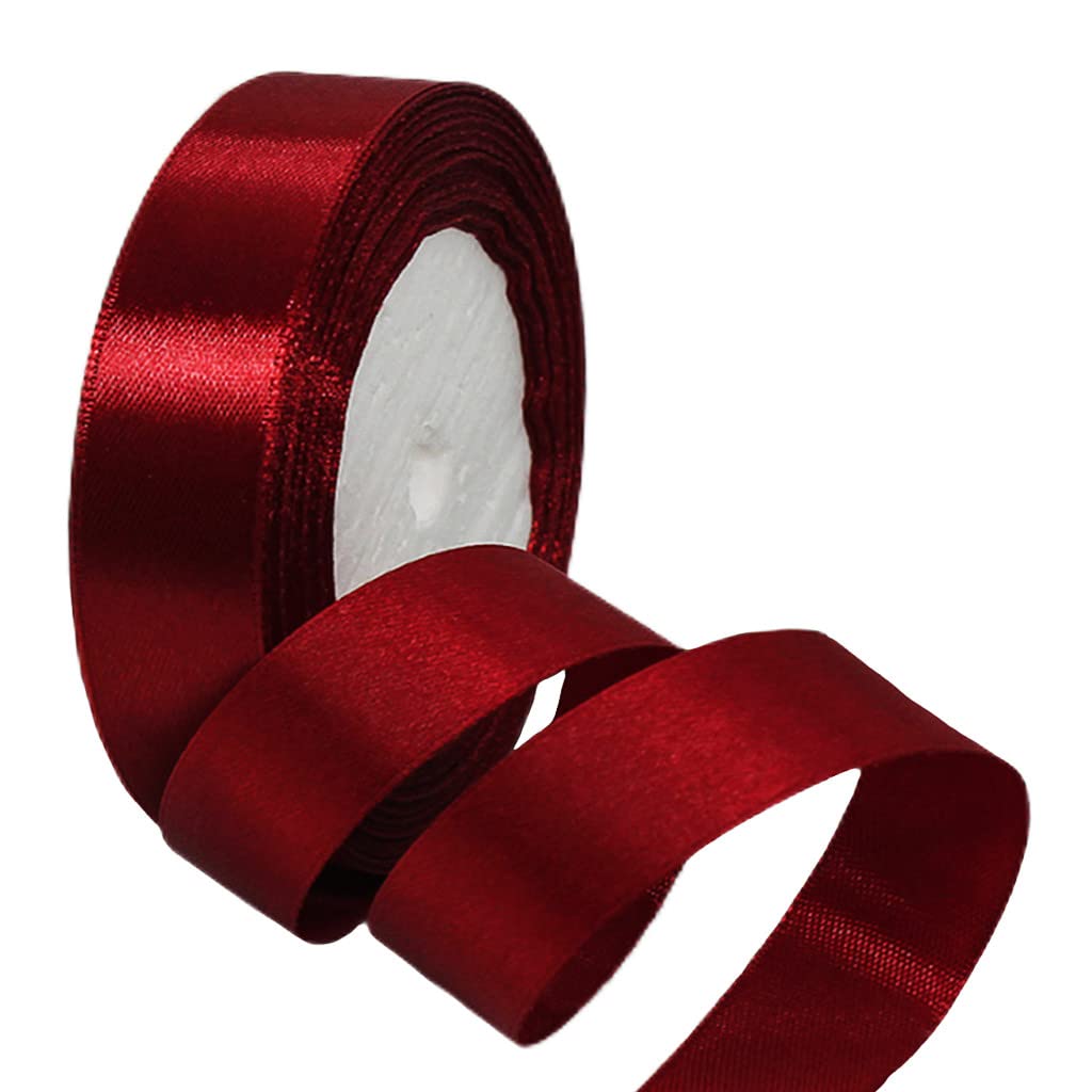 10mm Black Ribbon for Gift Wrapping,22m Fabric Thick Satin Ribbon Black Bow for Gift Wrapping,Ribbons for Balloons,Crafting,Hair,Bouquets,Wedding, Car,Presents,Cake,Christmas Party Decorations — view 192