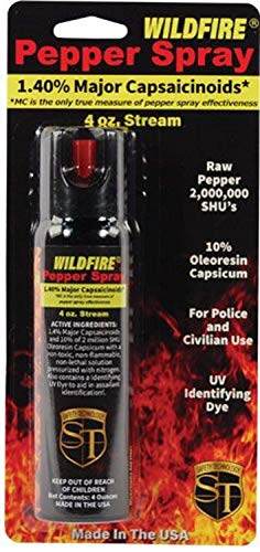 Wildfire 18% Pepper Spray 4 Oz Stream #TOP1
