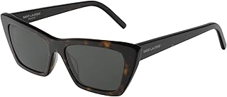 Yves Saint Laurent Saint Laurent Women's SL 276 MICA-002 53 Women's Acetat Sunglasses, Havana-Havana Grey