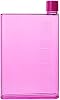 Flat Bottle - Slim, Clear Portable Cup 750ml - A5 Memo Paper, Travel Bottle