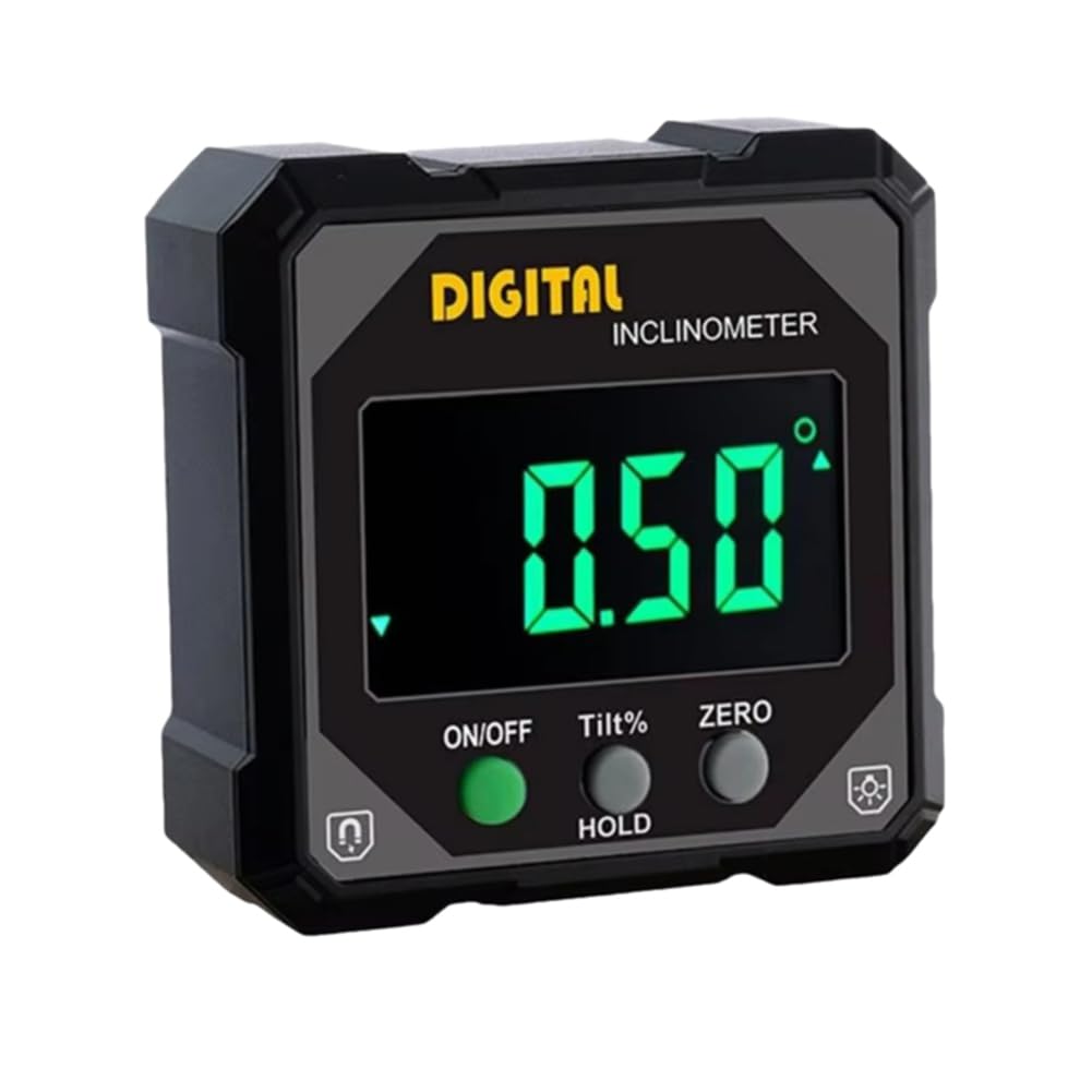 Littimoon IP54 Digital Angle Finder 360° Mini Measuring Inclinometer Electronic Bevel Protractor with Magnetic Base