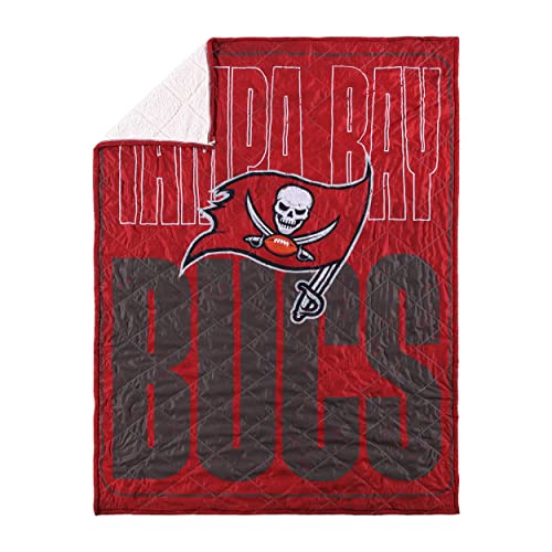 FOCO Tampa Bay Buccaneers NFL Big Game Sherpa Lined Throw