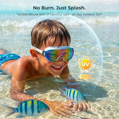 Aegend 2-Pack Swim Goggles for Youth&Adults(Small Faces),Frameless Wide View No-Leaking, Anti-Fog/UV for Teens Swimming - image 6