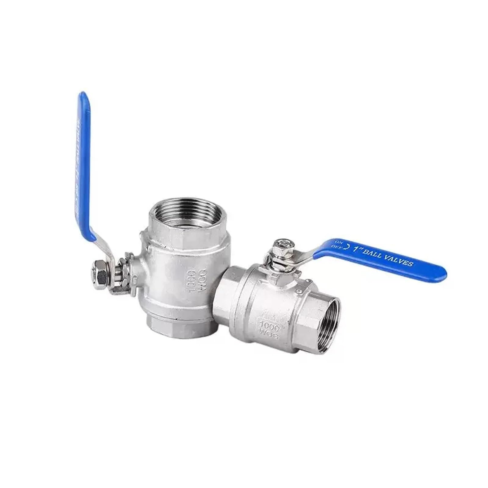 Two-piece internal thread ball valve300 degrees internal thread ball valve SS304(DN40)