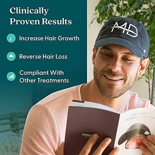 Shapiro MD Laser Hair Growth Cap, Hair Loss Treatment for Men and Women. 272 Lasers for Full Scalp Coverage, Thinning Hair Regrowth for all Hair Types, FDA Cleared Model 272