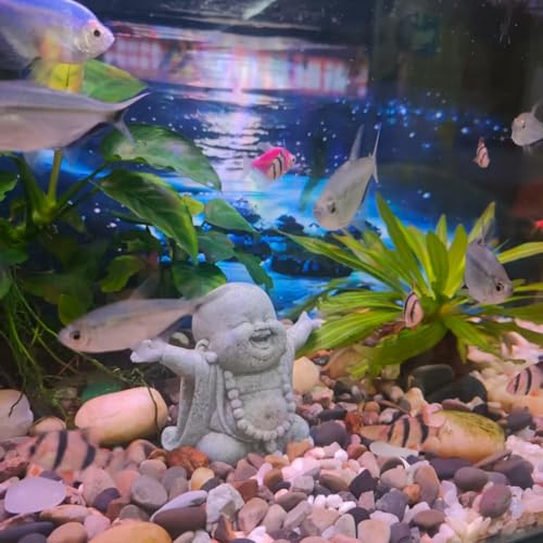 Estatua de Buda de Piedra Zen para Decoración miniatura 4