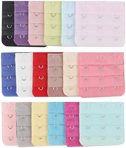 Attache Rallonge Extension De Soutien Gorge 1 Crochets 3 Hauteur Largeur 20 Mm Couleur Groseille