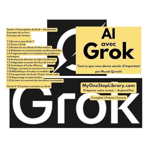 IA con Grok Audiobook By Musab Qureshi cover art