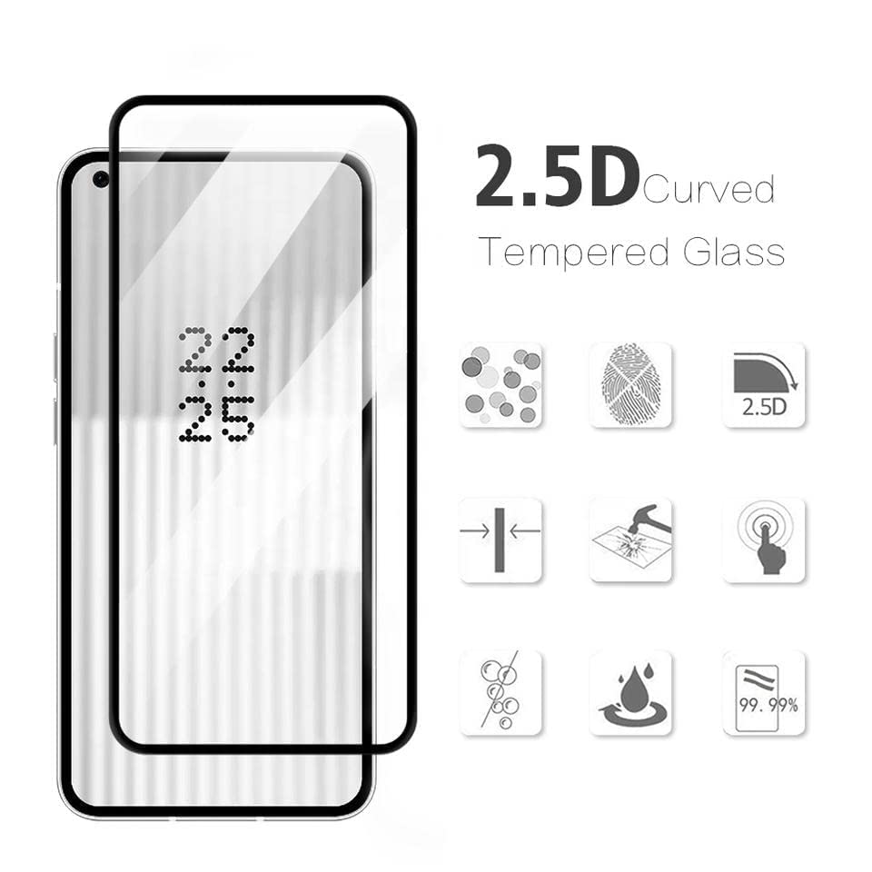 Image of BLACKSHEEP Tempered Glass Screen Protector Compatible for Nothing phone 1 with Edge to Edge Coverage and Easy Installation Kit, Pack of 1