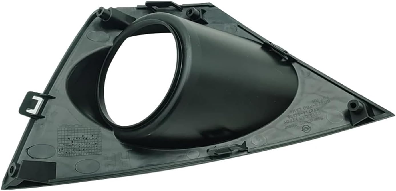 Car Fog Light Grille Fit For Ssangyong Korando C New Actyon 2013 2014-2016 Front Bumper Lampshade Fog Light Frame Day Running Light Cover Accessories(Right)