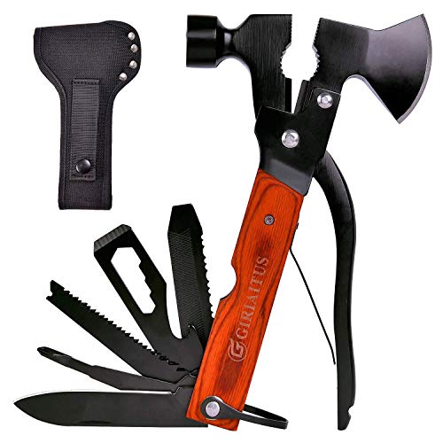 Portable Multipurpose Multitool Camping Gear, Gifts for Dad Men, 18 in 1 Stainless