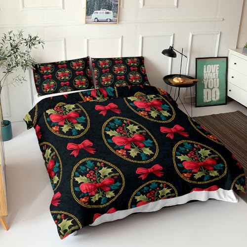 Parure de lit de Noël pour chambre cocooning avec housse couette réversible - 4